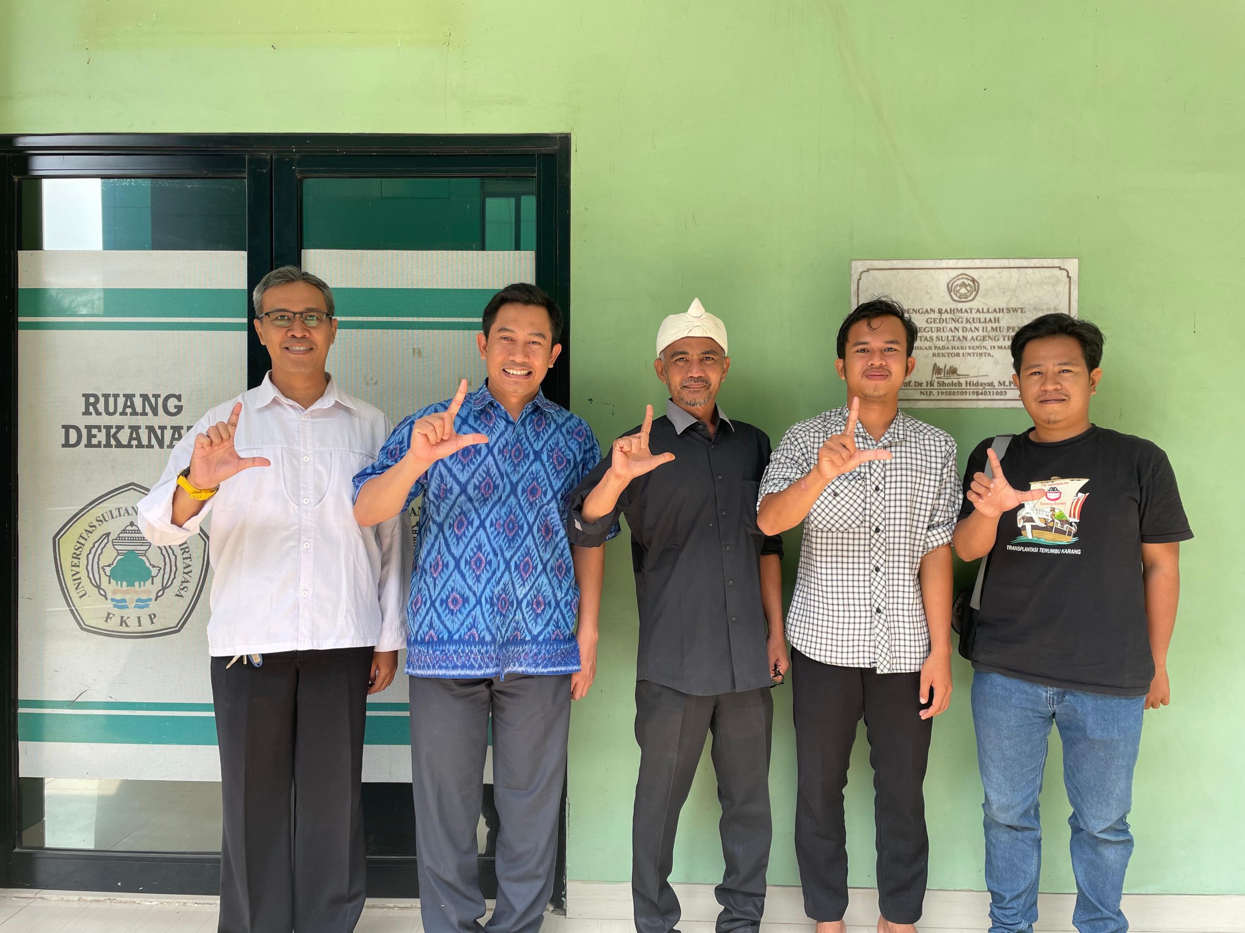Kunjungan Forum Pelestari Terumbu Karang (F-PTK) Banten ke FKIP Untirta